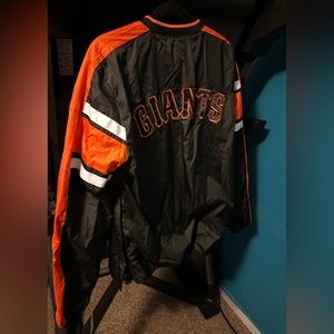 Rare NWT Mens San Francisco Giants Pullover Windbreaker Jacket